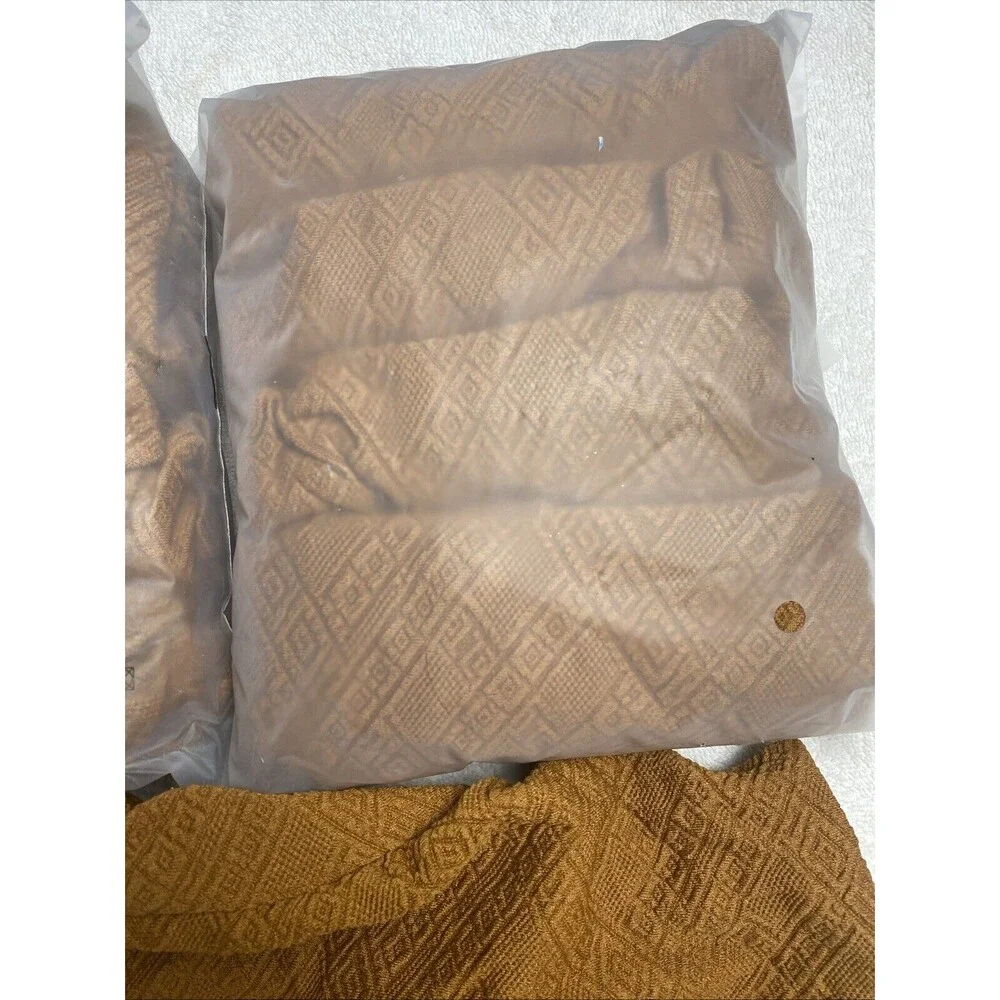NORTHERN BROTHERS 8 Brown Seat Covers Dining Room Kitchen Chair Covers